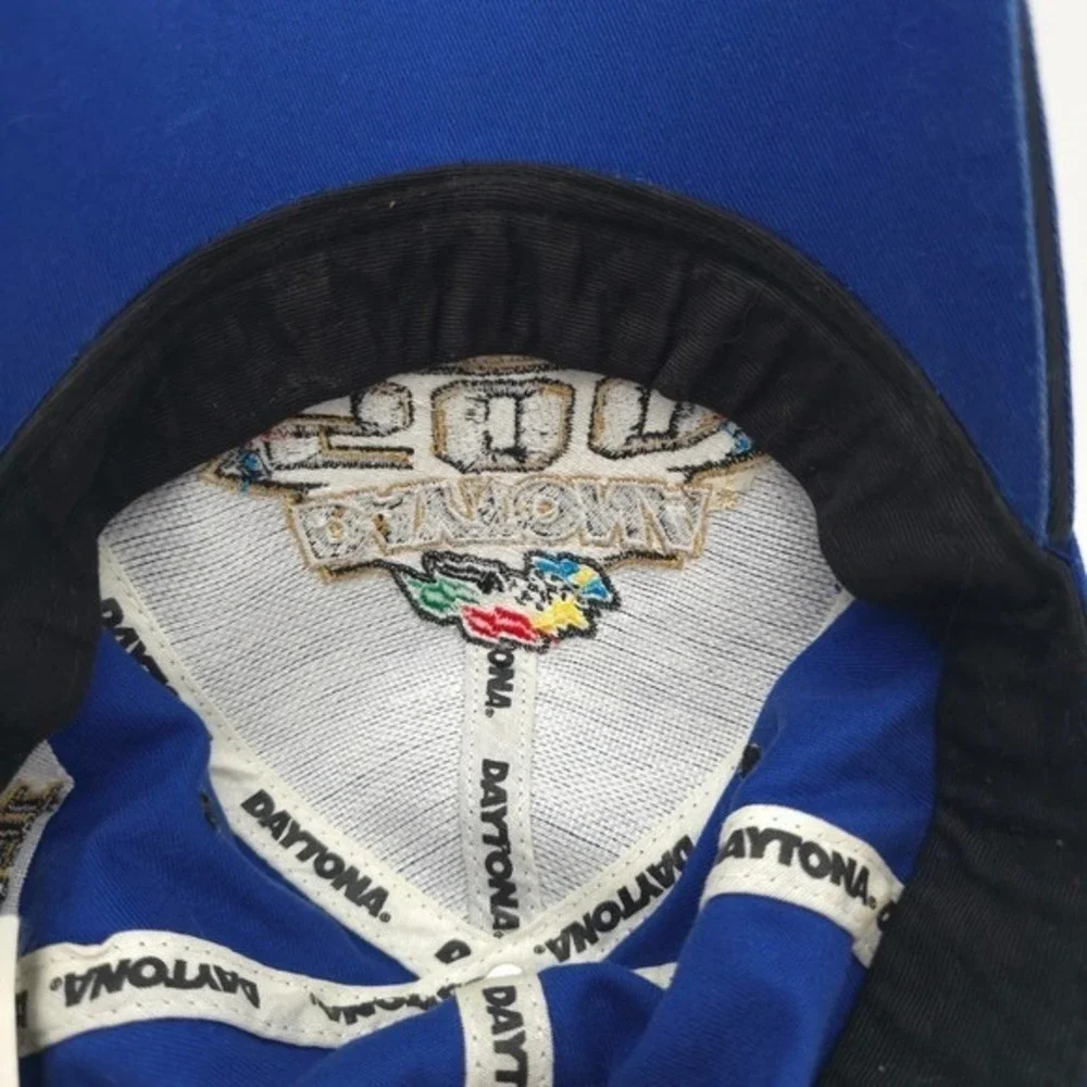 Vintage Disney Daytona 500 NASCAR 2004 Youth Baseball Cap Blue Mickey Mouse